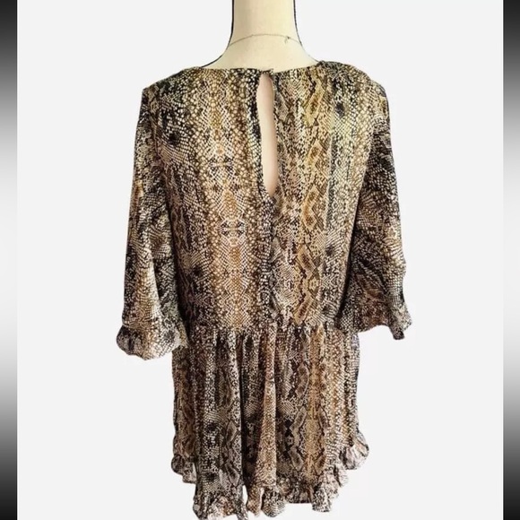 NWT Meritt Impressions Boutique Chic Sweetheart Shift Boho Dress Size: Large - Picture 4 of 9
